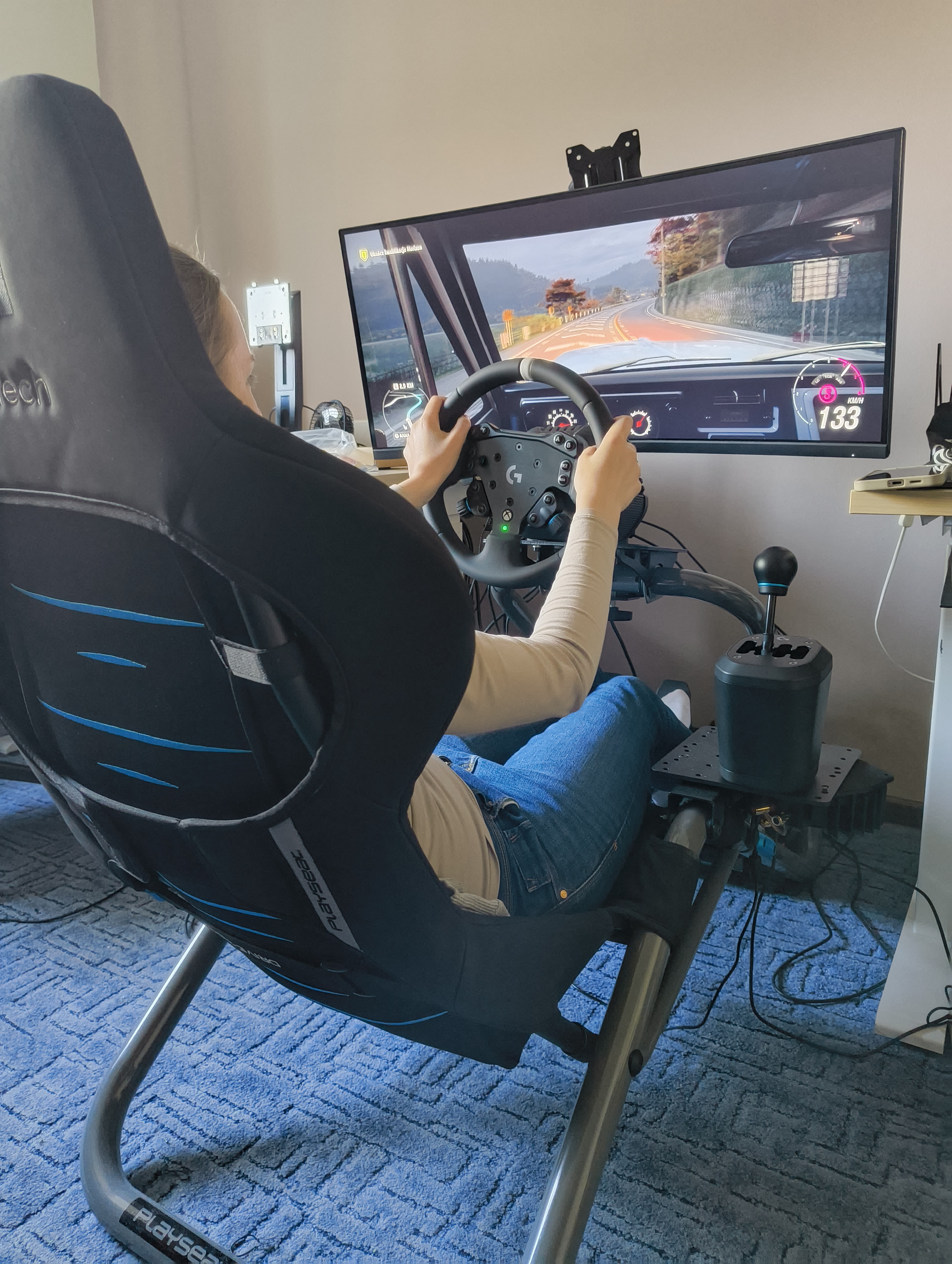Zestaw Ultra - Kokpit Playseat Trophy i kierownica RS50